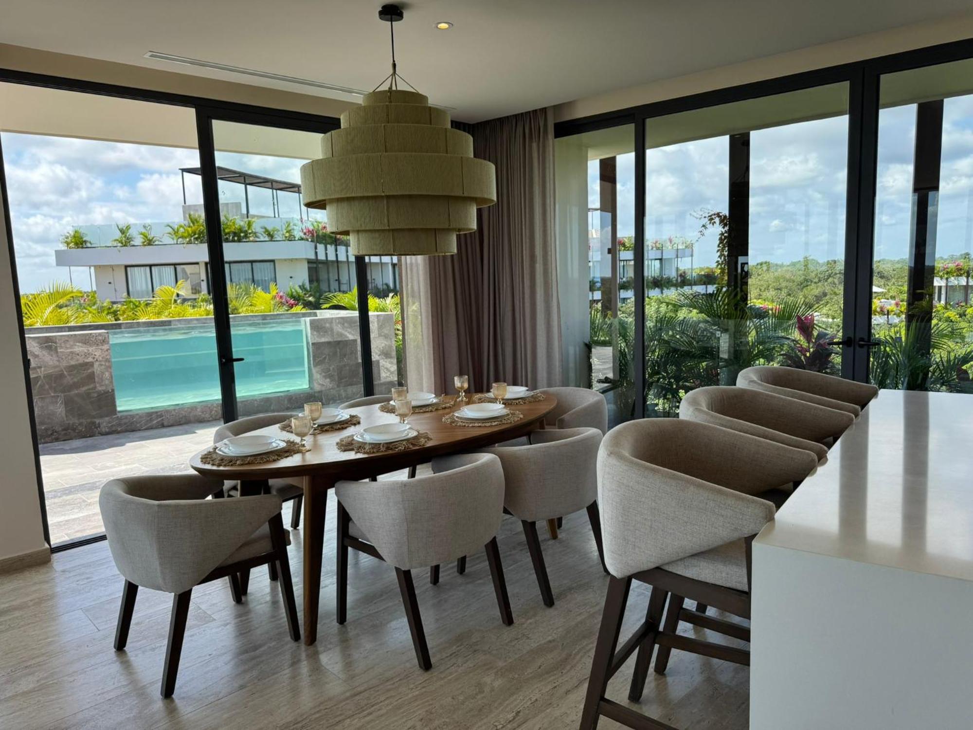 Rooftop Ph, 24hr Security, Private Pool, 3 King Beds!! 3 Mins To The Beach!! Apartment Tulum